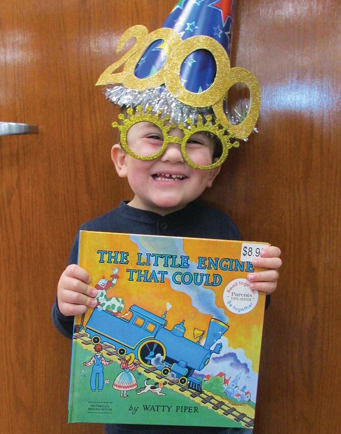 Oliver Lobaugh, age 3 1/2, has completed the 1,000 Books Before Kindergarten at the Crawfordsville District Public Library  for the second time. He is the son of Sarah Zartuche and Benjamin Lobaugh. Together they have read 2,000 books. Oliver's favorite book is &quot;Blue Train, Green Train&quot; by Wilbert Awdry. Mom said, &quot;This community is blessed to have such a wonderful library. It has many programs to help people of all ages develop a love of reading. The Youth Services Department staff do an amazing job engaging and making this place feel like home. One of our favorite places to be.&quot;