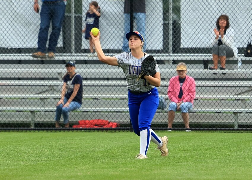 Cville center fielder Addie Hodges made some great catches in the outfield and was big in the Game two win for CHS.