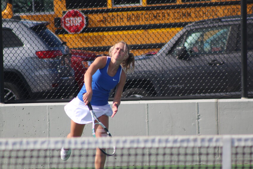 Kate Merica has has been a very nice bright spot for the Chargers at three singles in her freshman season.