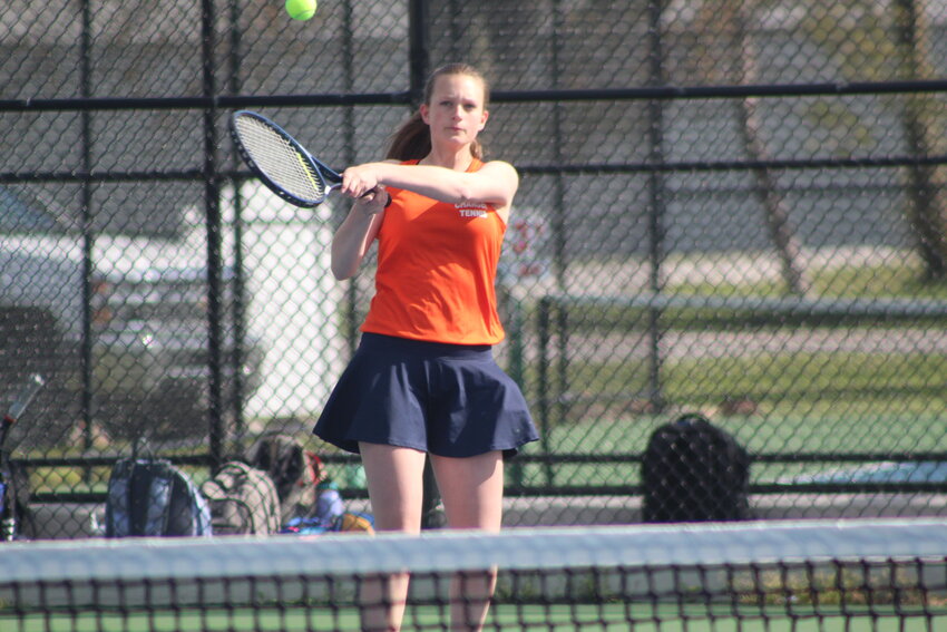 North Montgomery freshman Kate Merica helped the Chargers secure a 3-2 county and Sagamore Conference win over Southmont on Thursday