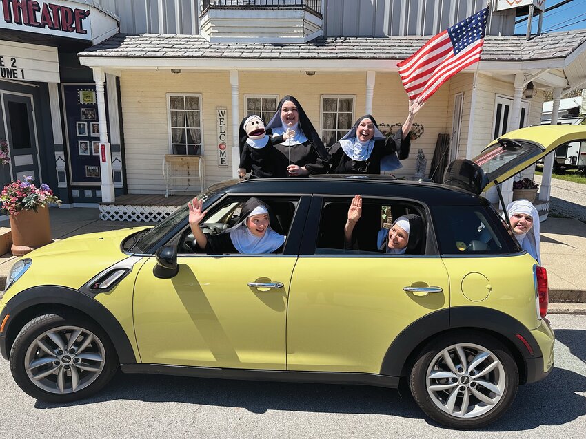 Pictured are the Little Sisters of Hoboken, at top, Margaret Warrington and Susan Boilek Smith and bottom row, Rebecca Lea Evans, Teresa Ross and Anna Powell.