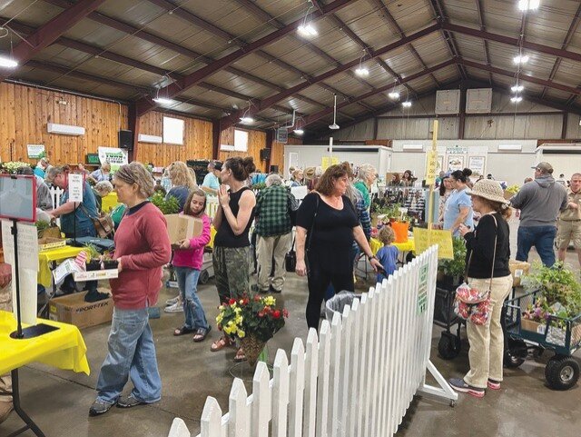 More than 1,100 people visited the annual plant sale and garden show May 4.