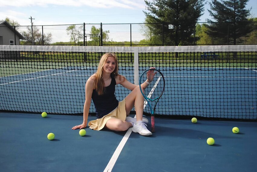 Fountain Central senior Haley Webb leaves the Mustangs as one of the best players in program history and is the 2024 Journal Review Girls Tennis Player of the Year.