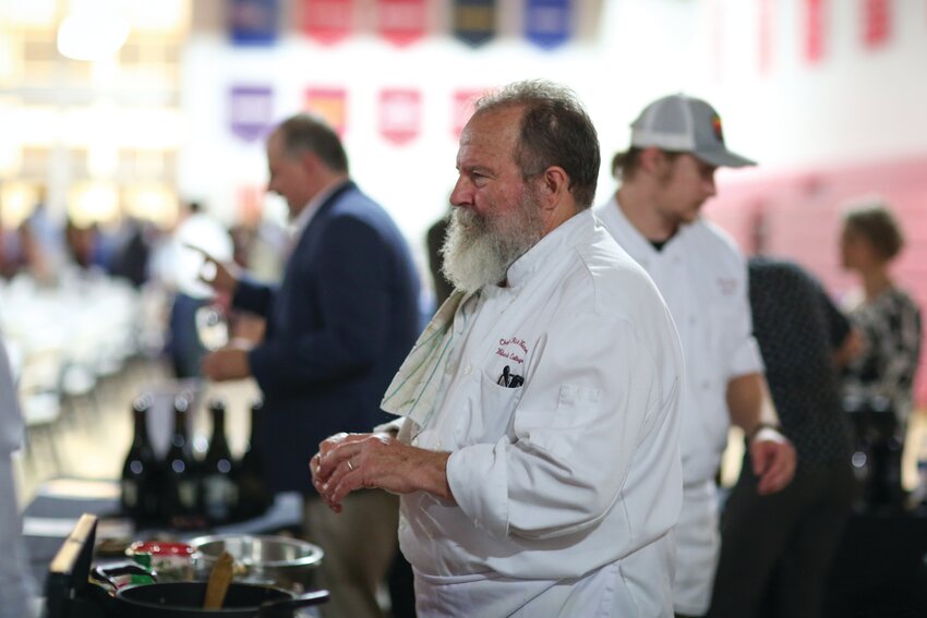 Rick Warner has been part of the Dining with the Chefs event since its inception. He enjoys the camaraderie and is committed to helping support the local free clinic.