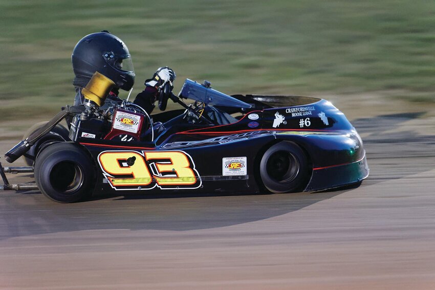 Jaxon Rexing of Wingate, a former Ben Hur Speedway track champion, took home $1,000 in last year’s Indiana State Dirt Championships at BHS.