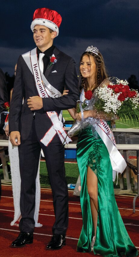 Lucas Oppy and Jenna Grino were named the 2024 Southmont High School Homecoming King and Queen on Saturday.