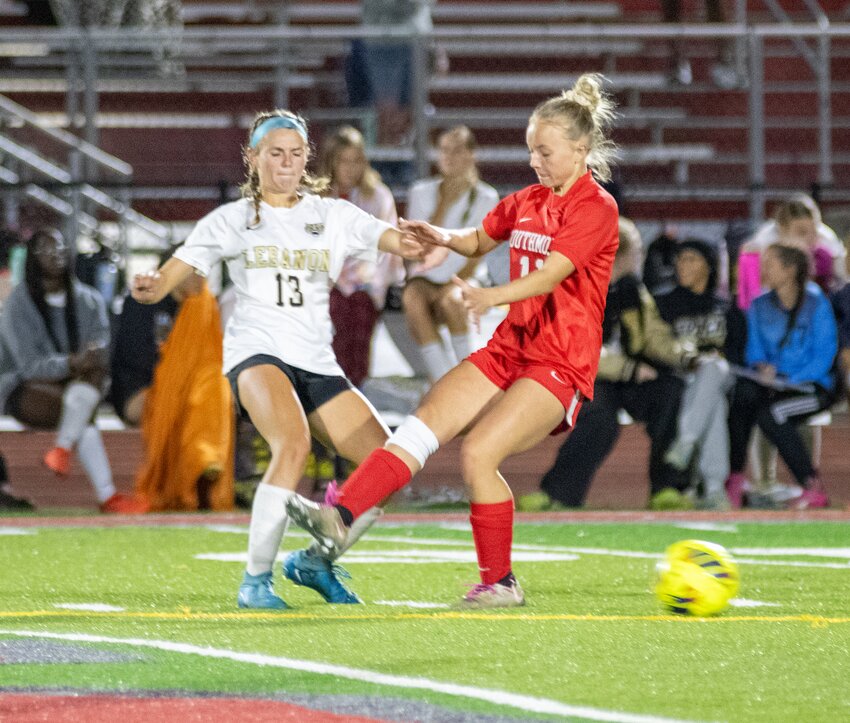 The last girls soccer match in Sagamore history went the way of Lebanon with a 5-2 win over Southmont. Two goals by Jessica Hale weren't enough, as South finishes the regular season 6-9 and 3-4 in the Sagamore. The Tigers finish 9-6 overall and 4-3 in the conference as both teams prepare for sectional action next week.