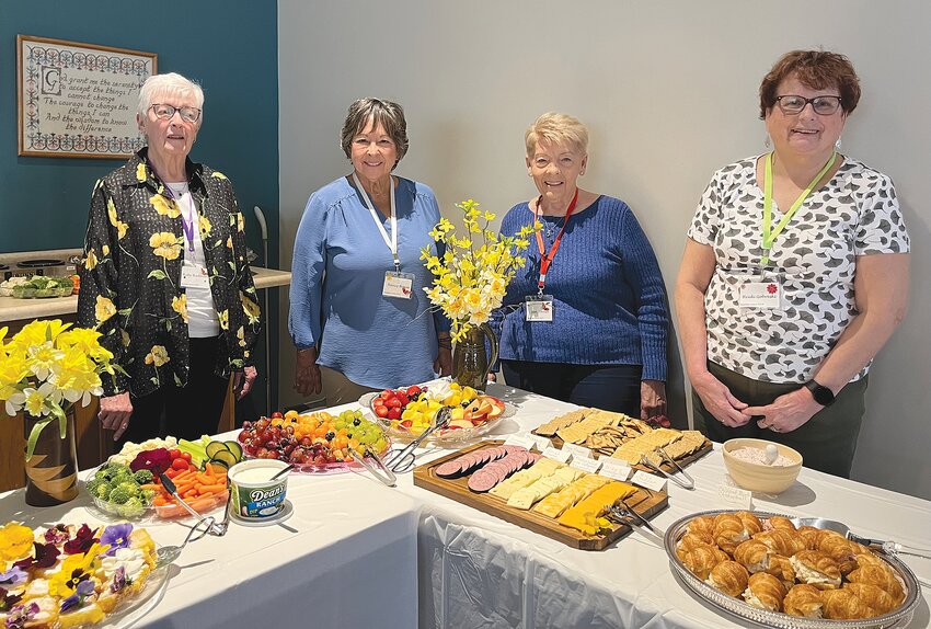 Pictured, from left, are Ruby Burkhart, Nancy Bowes, Jan Horner and Heidi Gobreski.