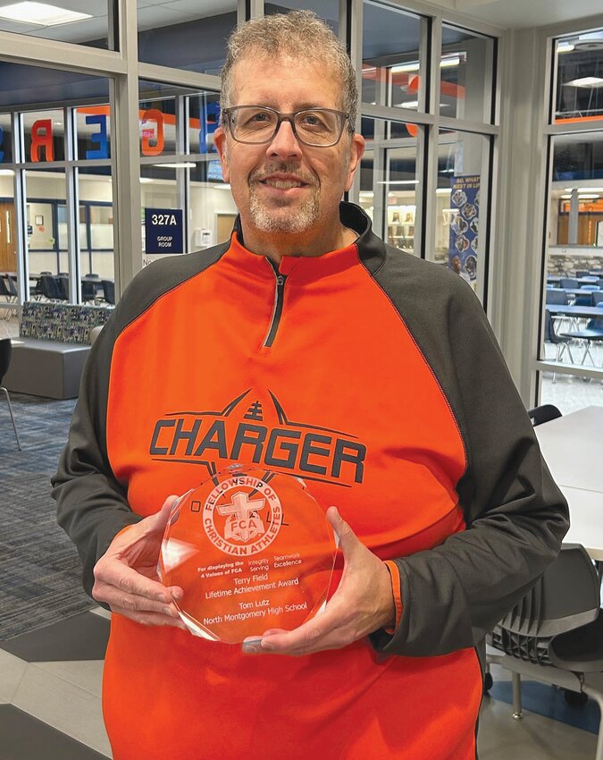 North Montgomery's Tom Lutz has been awarded the Terry Fields Lifetime Achievement Award in recognition of his years of service and dedication to the Fellowship of Christian Athletes (FCA) Indiana.