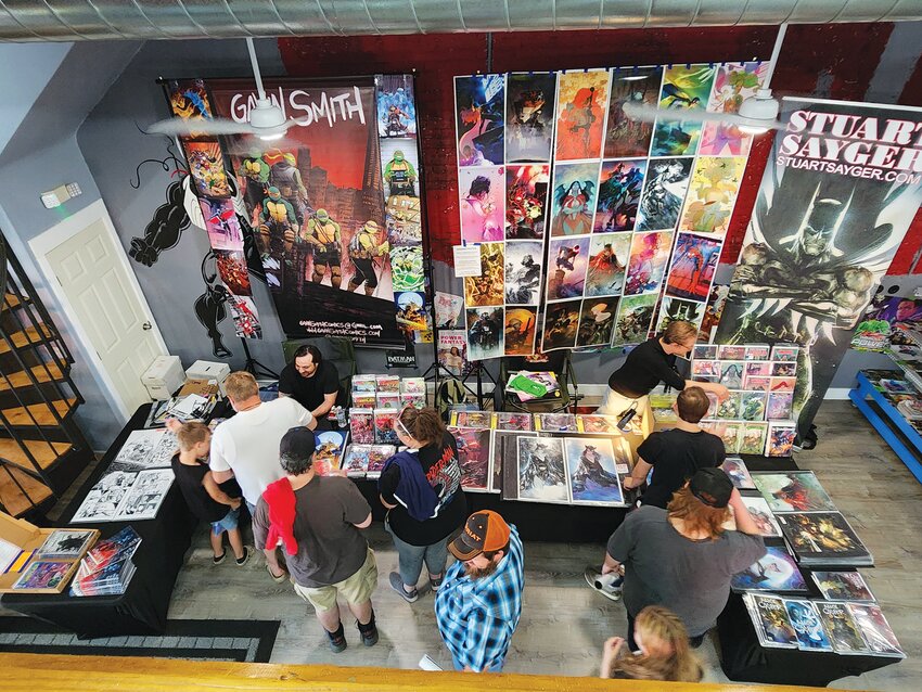 Bearded Comics &amp; Collectibles grand-opening last year.
