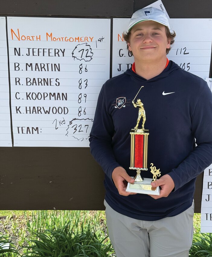 Charger senior Neal Jeffery was the medalist of the match shooting a 72. Jeffery shot a 38 on the front nine and tied a school record 34 on the back nine.