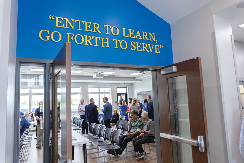 Crawfordsville Community School Corp. celebrated the official opening of its newly constructed administration building on May 13, 2025. The school board then conducted its monthly meeting in the new space.