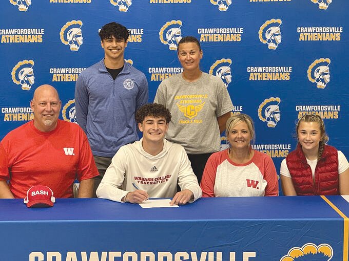 Crawfordsville High School senior Alec Saidian plans to attend Wabash College this fall and will join the Wabash College Track & Field program.