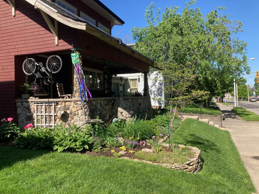 The Galegor garden at 305 E. Wabash Ave. is a stop on the 17th Bi-annual Garden &amp; Art Tour in June.