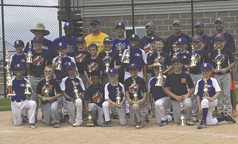 The 10U North Montgomery Baseball Club team and Crawfordsville Baseball Club teams placed first and second respectively this past weekend at the Kale Galloway Memorial Tournament. Pictured Above: Back Row L-R: Coaches Jeff Bannon, Kenny Lee, Sean Gerold, Kent Minnette, Judd Heide, Paul Hintz, Mitch Allen, and Kyle Thompson. Middle Row L-R: Jude Hurt, Lincoln Heide, Aiden Hutchison, Brody Roche, Lucky Young, Tayln Sheldon, Jacob Lee, Jaden Jimenez, Carter Thompson, Landon Gerold, Ethan Campbell, and Tyler Hintz. Front Row L-R: Henry Bannon, Hayden Allen, Jason Minnette, Braylon Denham, Graham Gerold, Liam Meadows, Ledger Lyons, Isaiah Hopkins, and Logan Lowe.