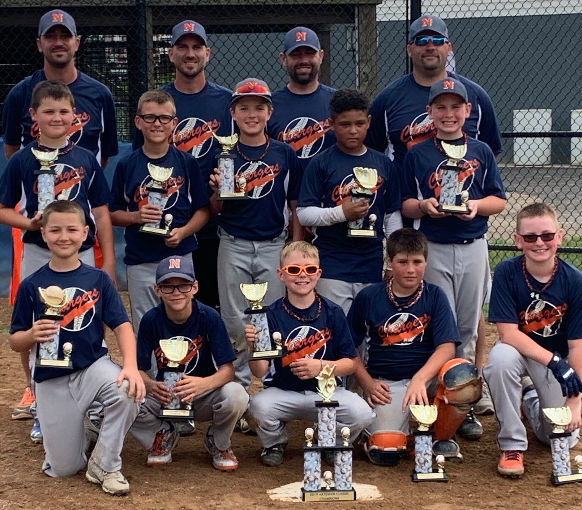 The 10U North Montgomery Baseball Club went 4-0 and won the championship in the 2019 Artesian Classic in Martinsville this past weekend.PICTURED ABOVE: Back Row L-R: Coaches Kyle Thompson, Paul Hintz, Mitch Allen, Justin Heide. Middle Row L-R: Ethan Campbell, Tyler Hintz, Lincoln Heide, Brayton Denham, Talyn Sheldon. Front Row L-R: Carter Thomspon, Liam Meadows, Hayden Allen, Isaiah Hopkins, Brody Roche.
