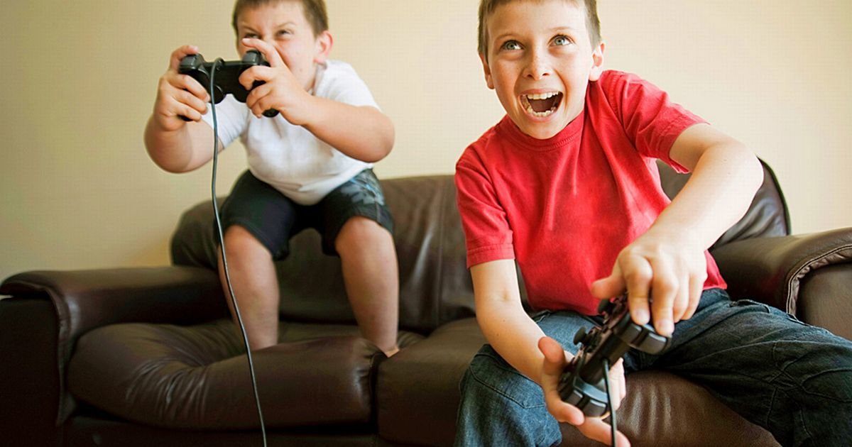 Kids Playing Video Games