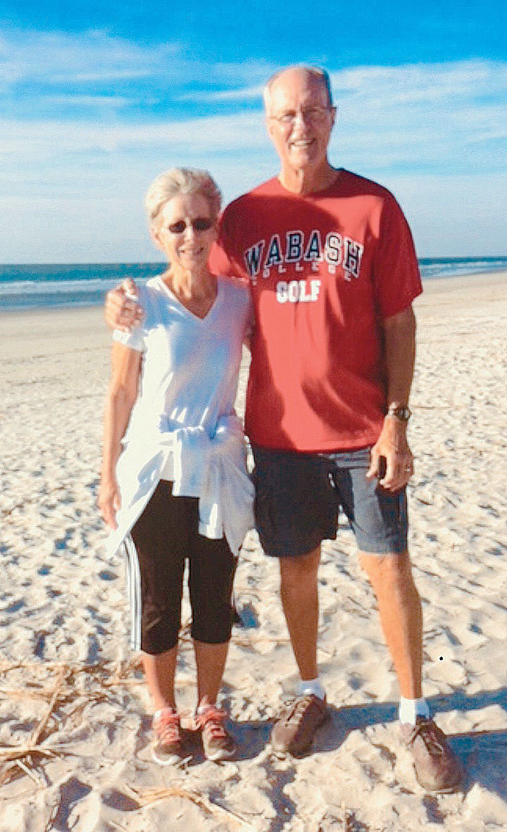 Gloria and Mac Petty stay healthy and active walking and playing tennis and golf.
