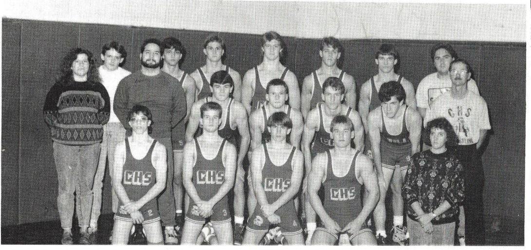 Photo ProvidedThe Athenian Wrestling Team of 1991 had a record of 16-1.