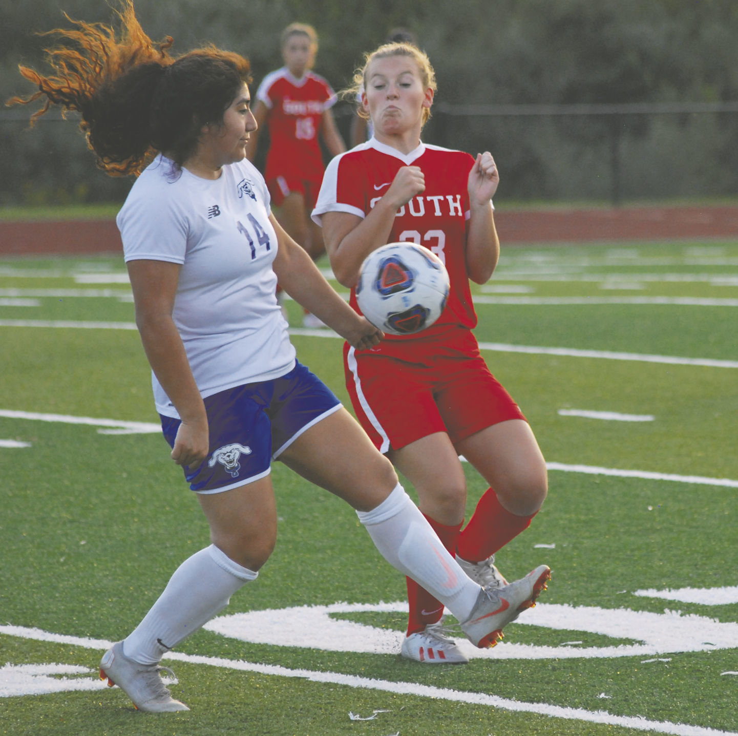 Southmont's Addi Charles helped the Mountie's defense pitch the shutout against Frankfort.