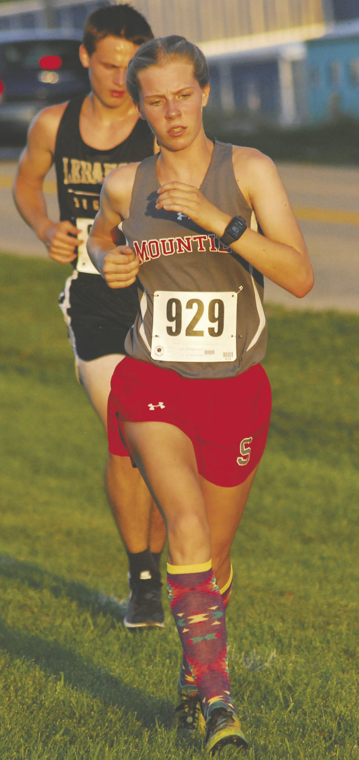 Freshman Faith Allen was the Mountie's top finisher — placing fourth in a time of 20:06.