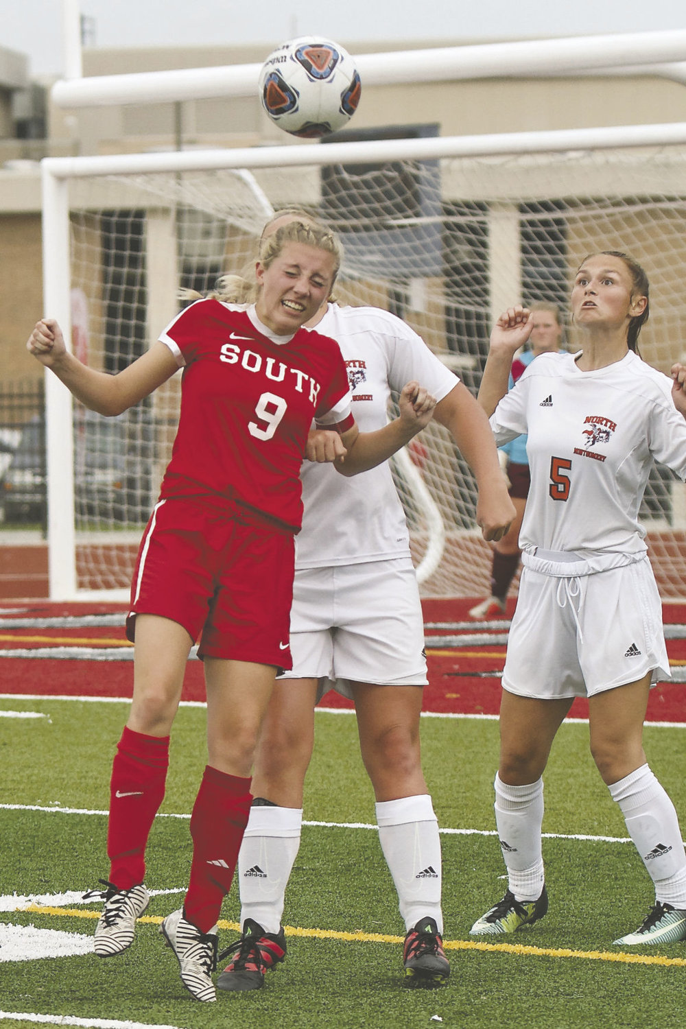 Lexie Odum scored both Southmont goals in a 3-2 shootout win over North Montgomery on Tuesday.