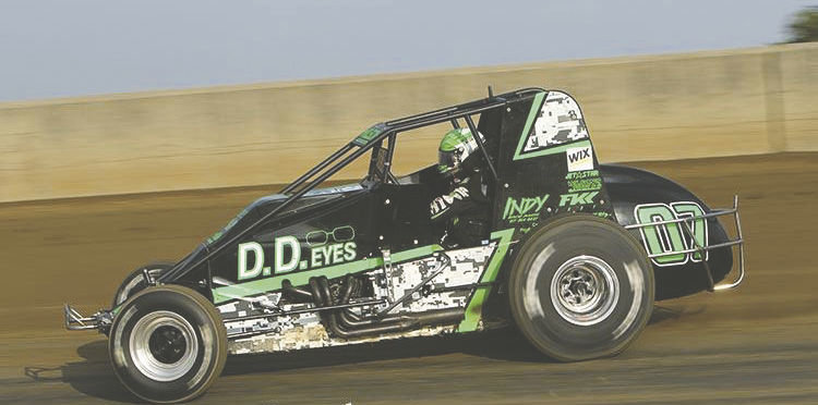 Crawfordsville native Jacob Wilson raced to victory lane on the dirt in the Ted Horn 100 at the Du Quoin State Fairgrounds in Illinois on Saturday, Aug. 31.