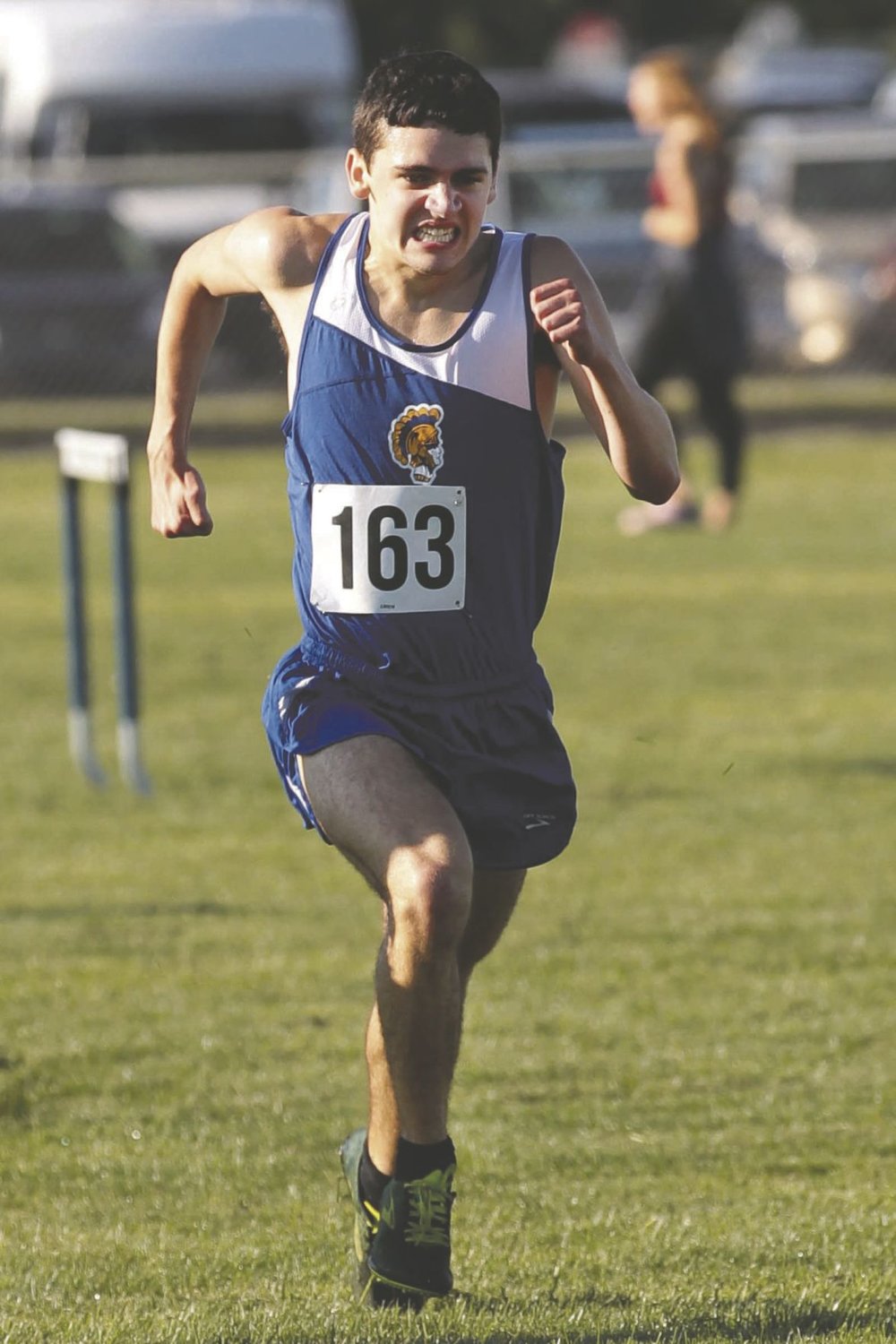 Drake Hayes, the top finisher for Crawfordsville, was second in a time of 16:53.