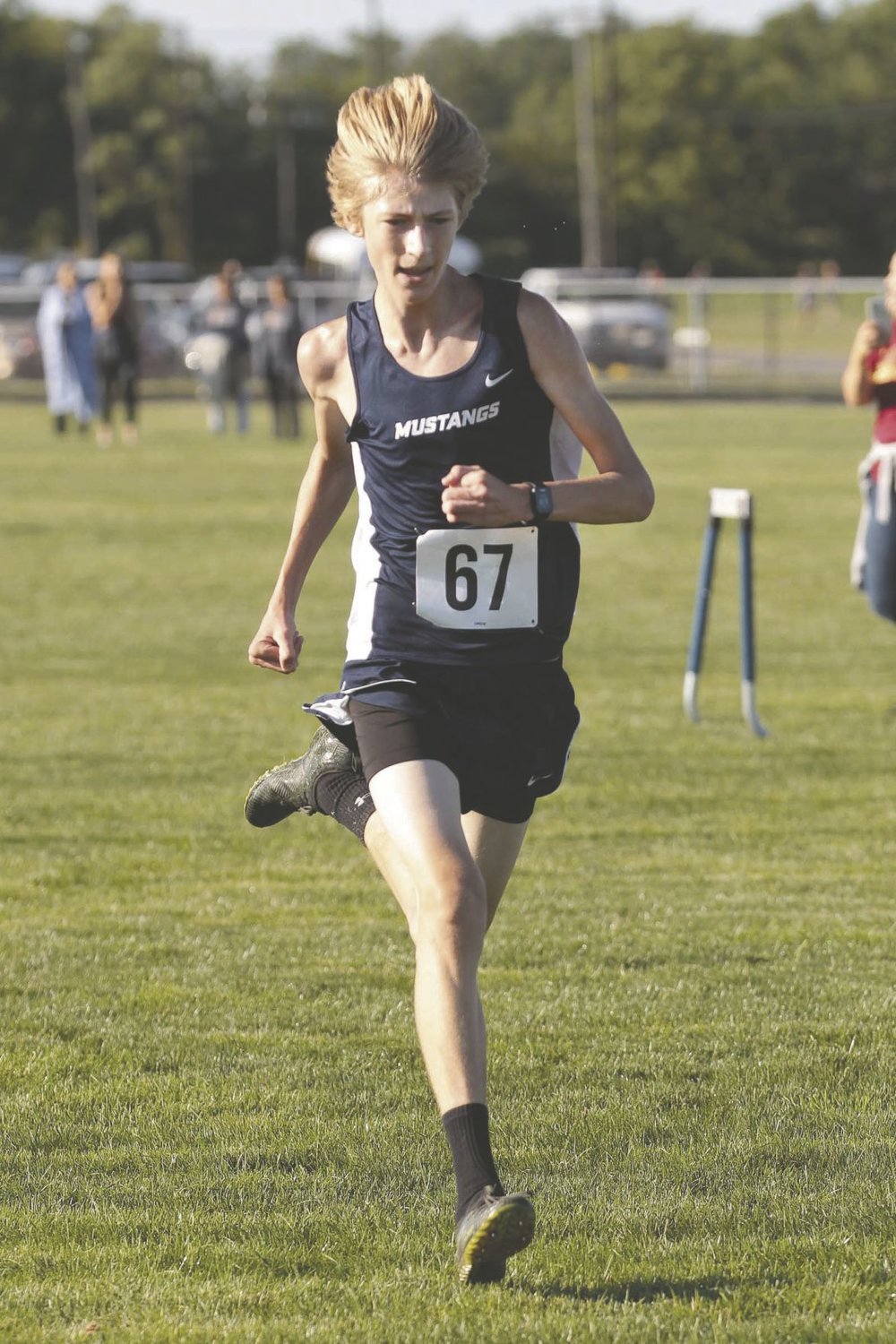 Carson Pietrzak, the top finisher for Fountain Central, was 12th in a time of 17:58.
