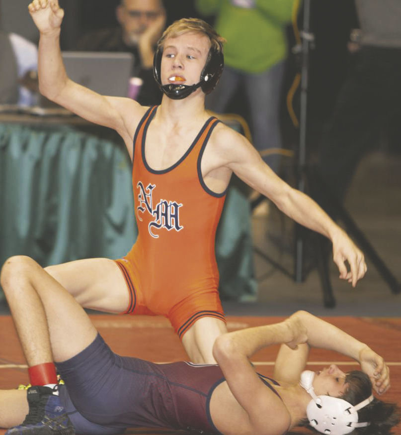 Seth Johnson became only the third wrestler in North Montgomery history to place at the state finals.
