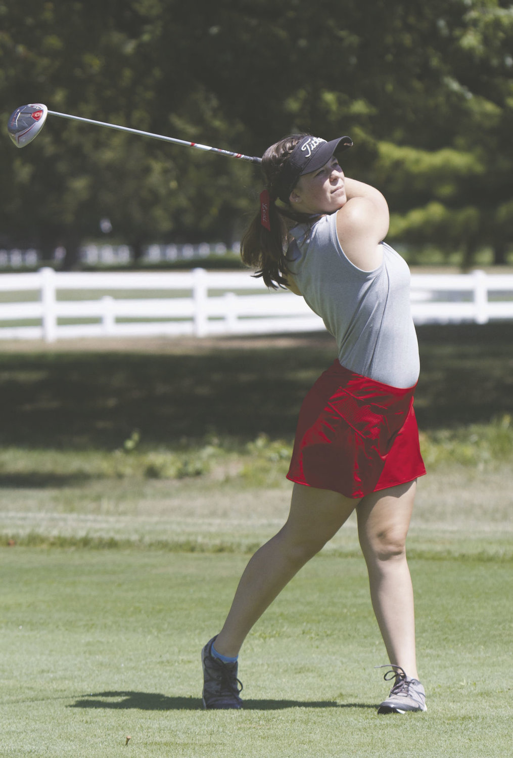 Southmont's Lexi Rusk led the Mounties with a low score of 91 at their own invitational on Saturday at the Crawfordsville Country Club. Southmont won the team title with a score of 376.