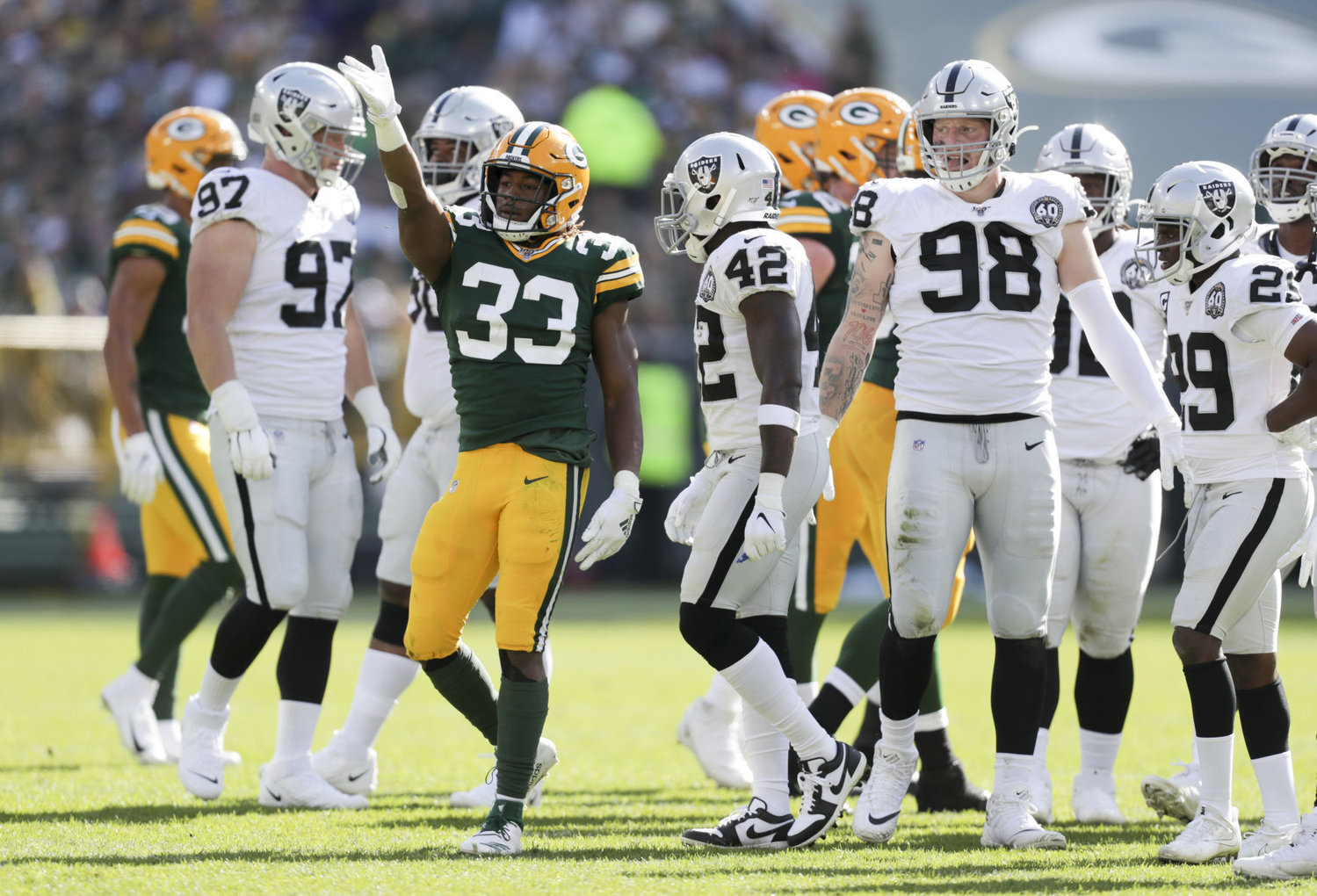 Packers host the Raiders at Lambeau Field