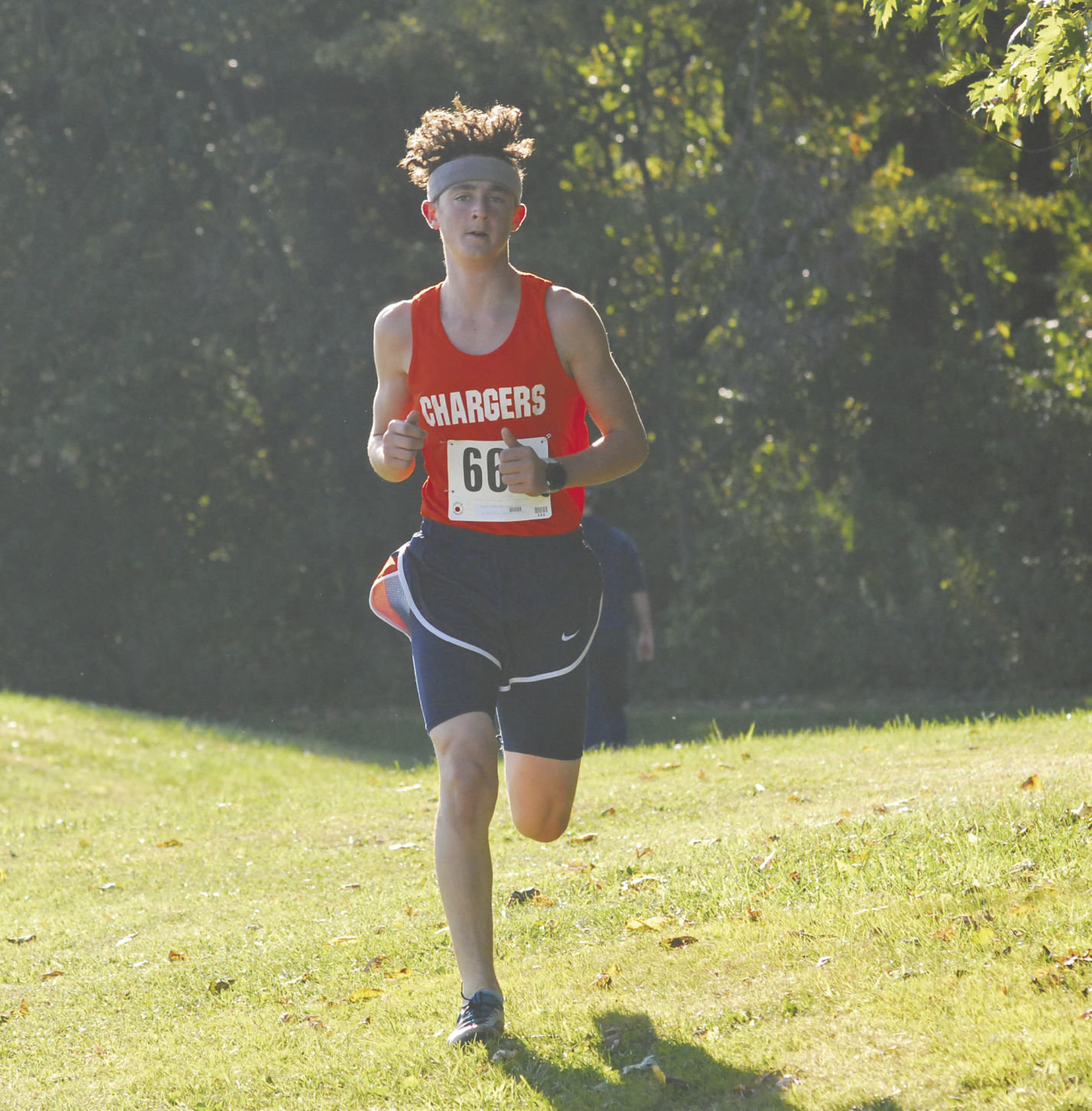 Elijah McCartney paced North Montgomery's boys with a 28th place finish in a time of 18:50. 