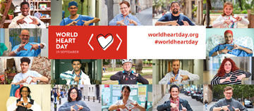 World Heart Day is September 29.