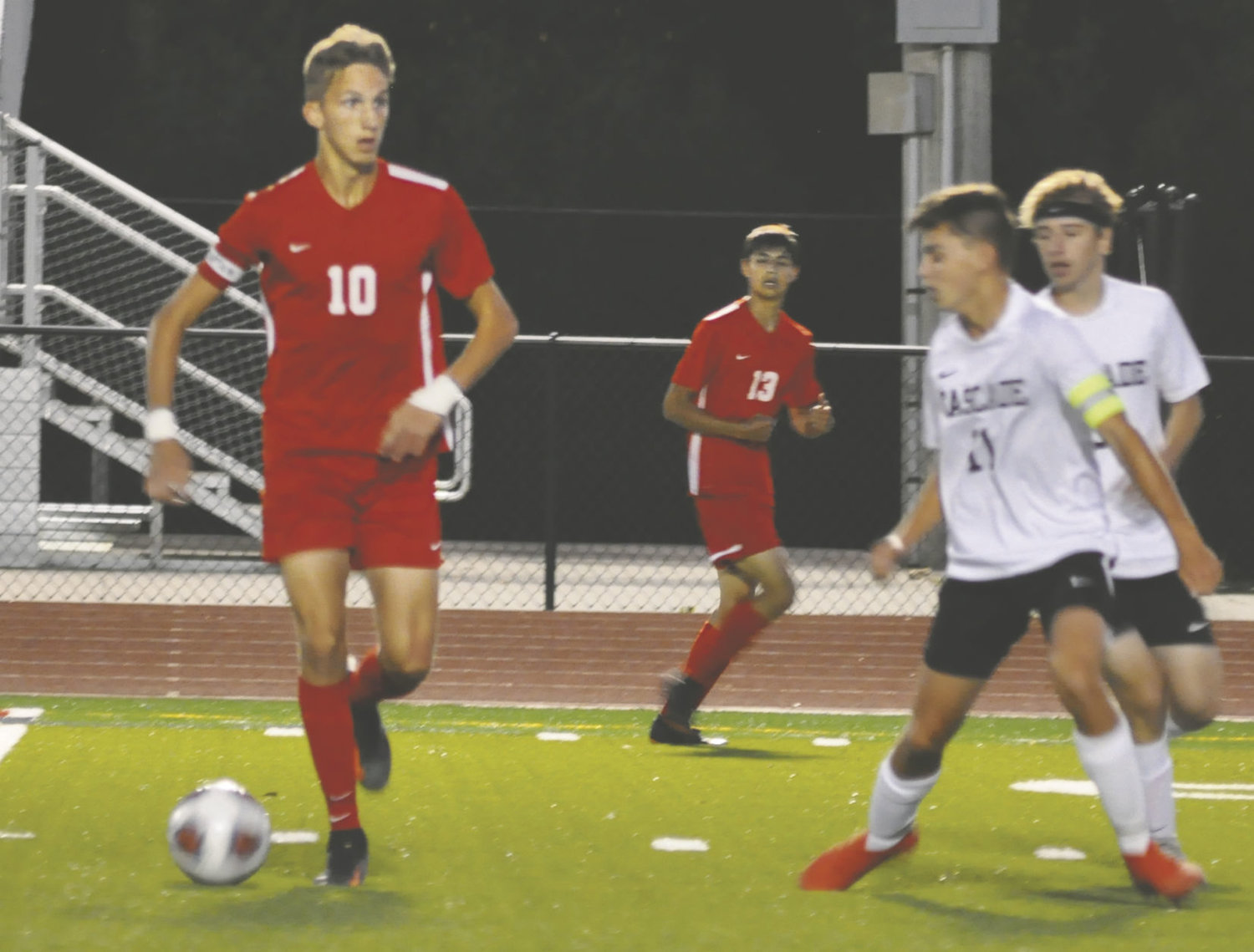 Southmont's Beckett Jett and his teammates had plenty of scoring opportunities, but were unable to find the back of the net in a 1-0 loss to Cascade on Monday.