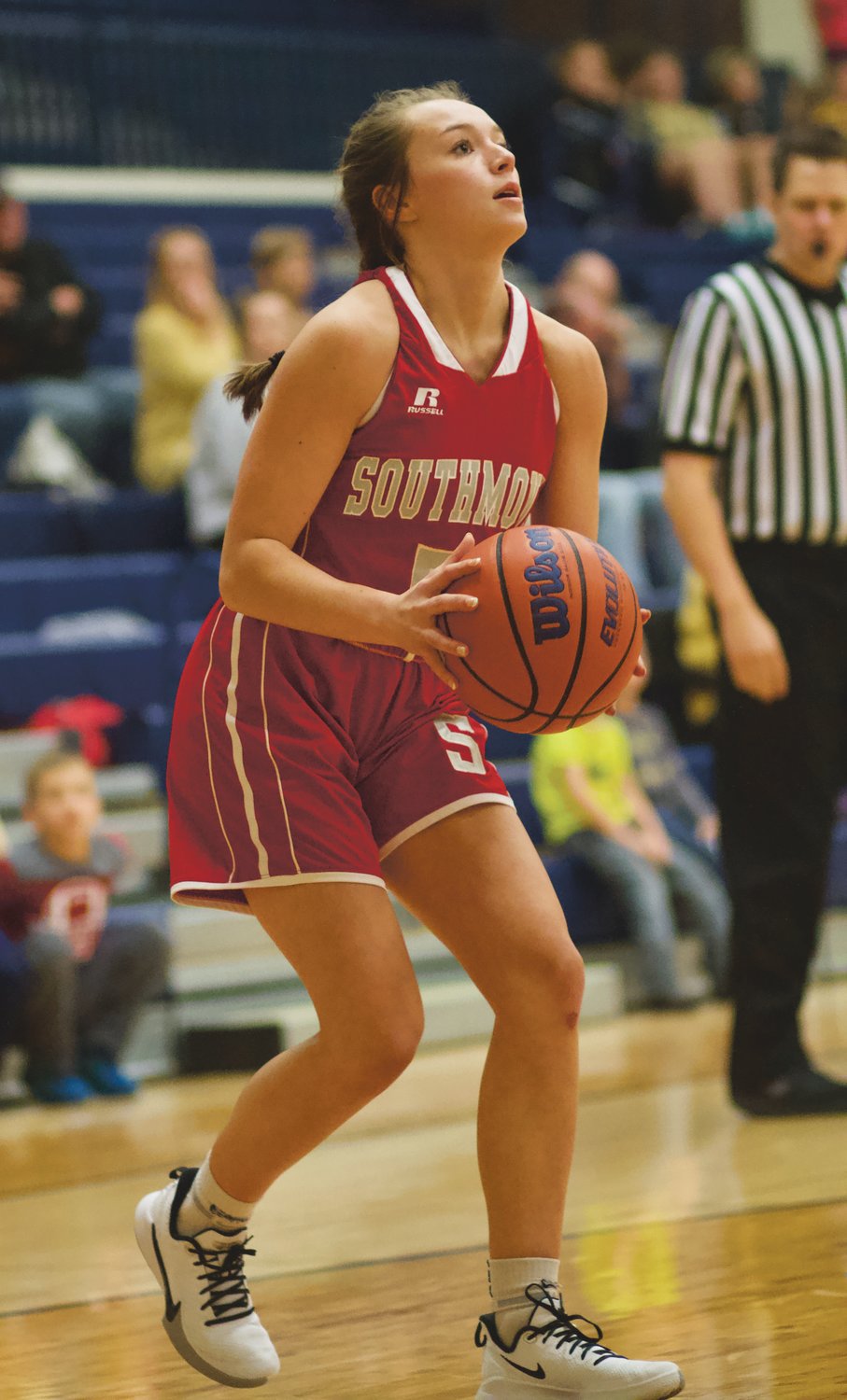 Southmont's Emma Ward knocked down four 3-pointers and led the Mounties to a 46-22 win over Fountain Central with a 14-point night.