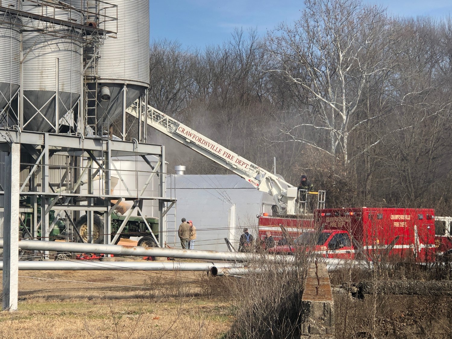 Rescue crews worked for nearly nine hours Friday to recover the body of Colten Howard, 18, from a grain bin in Waveland.