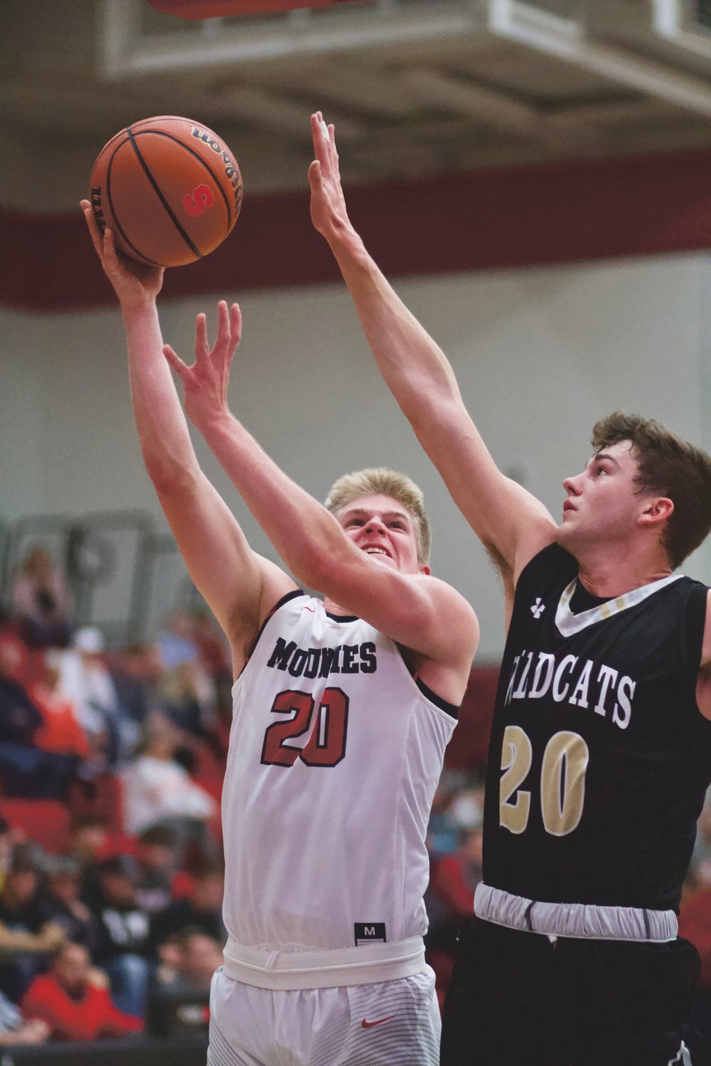 Southmont freshman Carson Chadd had eight points and six rebounds in his Mountie debut on Tuesday.