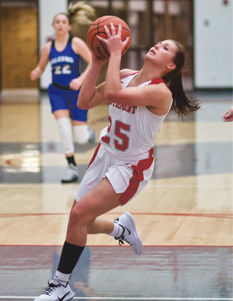 Natalie Manion had 10 points for the Mounties in their win over North Vermillion.