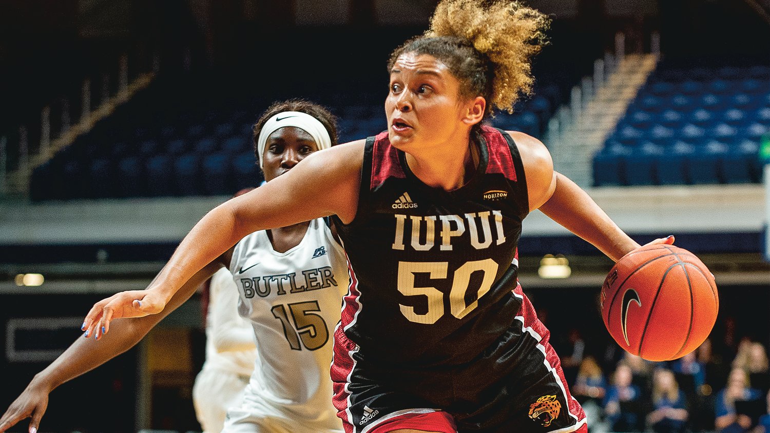 Macee Williams continues to lead IUPUI Women's basketball in scoring during her junior season with 13.8 points per game.