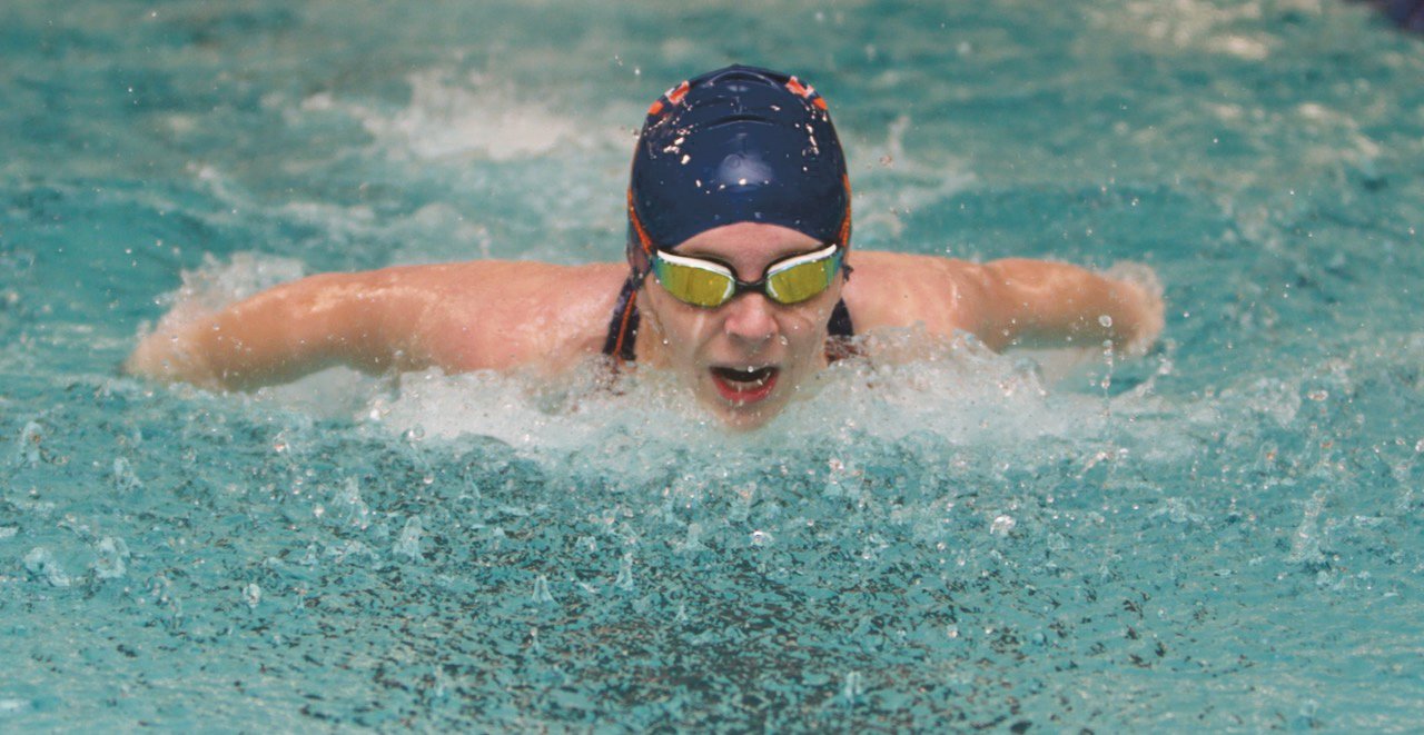 Maggie Michael swam to a pair of wins in the 200 individual medley, and the 500 freestyle. She also helped the Chargers to a win in the 400 freestyle relay.