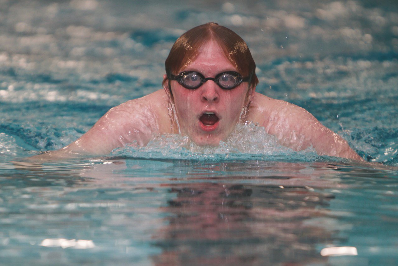 North Montgomery's Kaden Ervin swam to a pair wins in the 200 individual medley and 100 freestyle, and helped the Chargers win the 400 freestyle relay.