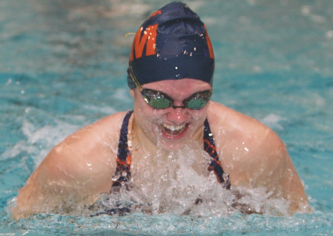 North Montgomery's Sidney Campbell is seeded first in the 100 butterfly.