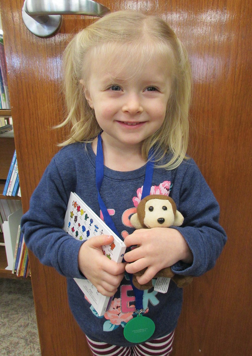 Sadie Raley, 3, completed the Crawfordsville District Public Library program 1,000 Books Before Kindergarten. She is the daughter of Kyle and Michelle Raley. Sadie's favorite book is "Who Says Woof?" by John Butler. Mom said, "We are so thankful for our library and this program. Sadie worked so hard to complete her 1,000 books. She asked family members to read to her and even tried to "read" herself."