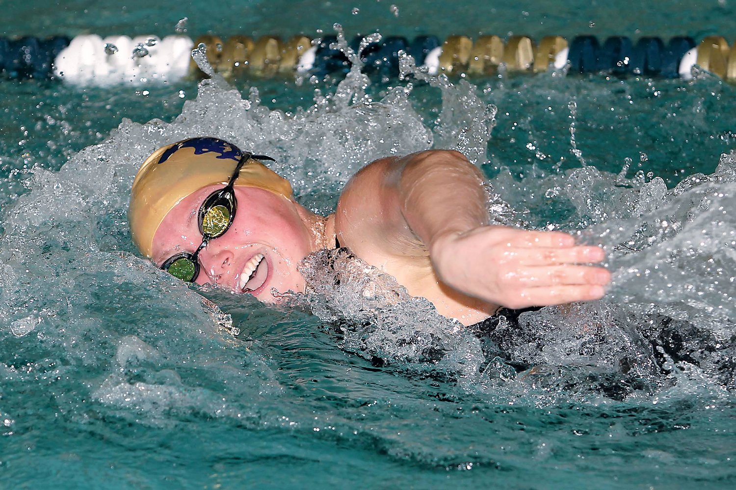 Fountain Central's Clare McGrady won 14 sectional titles as a swimmer.