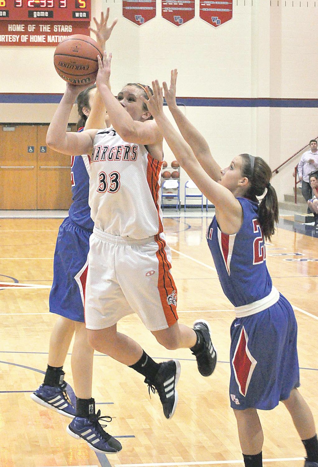 North Montgomery's Kelsi Byrd eclipsed the 1,000-point scoring barrier.