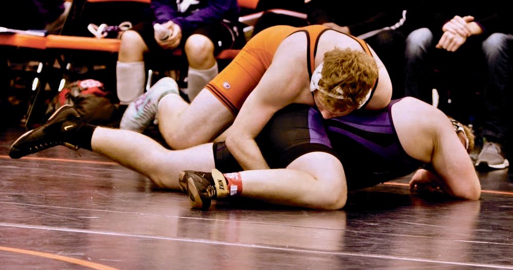 North Montgomery's Drew Webster went undefeated on the day with a perfect 5-0 record.