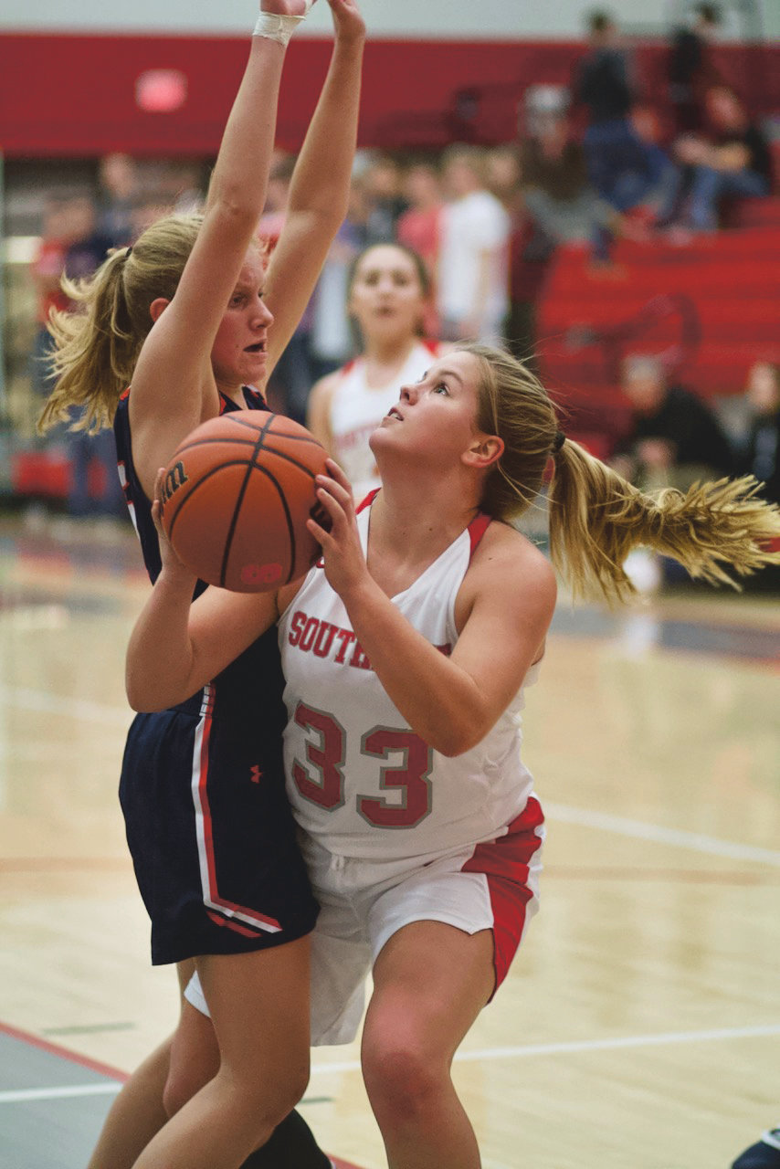 Southmont's Claire Remley scored nine points in the Mounties 55-45 win over North Montgomery..