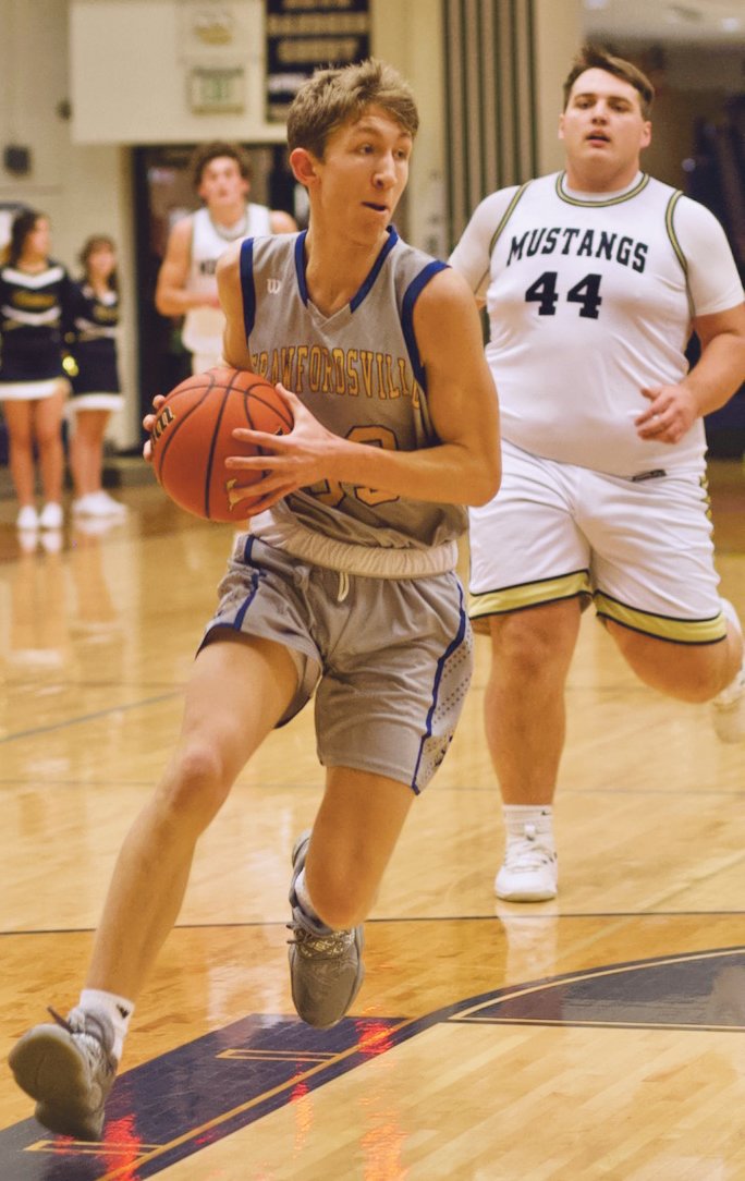 Crawfordsville's Ian Hensley reached double-figures with 12 points on Friday night.