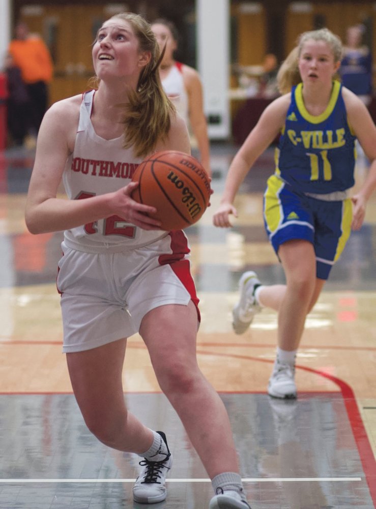 Southmont's Belle Miller led the Mounties with 13 points in a 49-44 win over Crawfordsville.